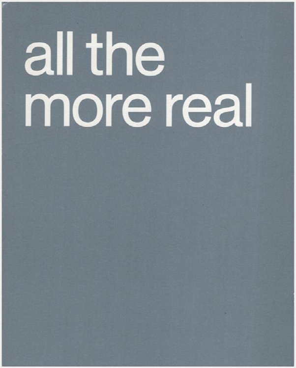 Image for All the More Real: Portrayals of Intimacy and Empathy (August 12-October 14, 2007) All the More Real: Portrayals of Intimacy and Empathy (August 12-October 14, 2007)