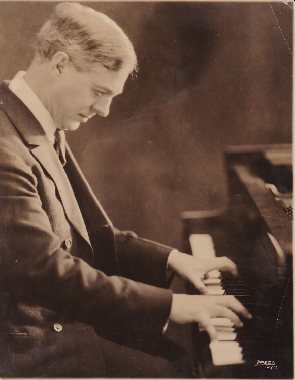 Image for ORIGINAL PHOTOGRAPH OF COMPOSER AND CONCERT PIANIST ERNEST HUTCHESON. ORIGINAL PHOTOGRAPH OF COMPOSER AND CONCERT PIANIST ERNEST HUTCHESON.