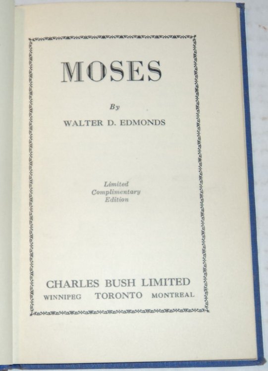 Image for MOSES. MOSES.