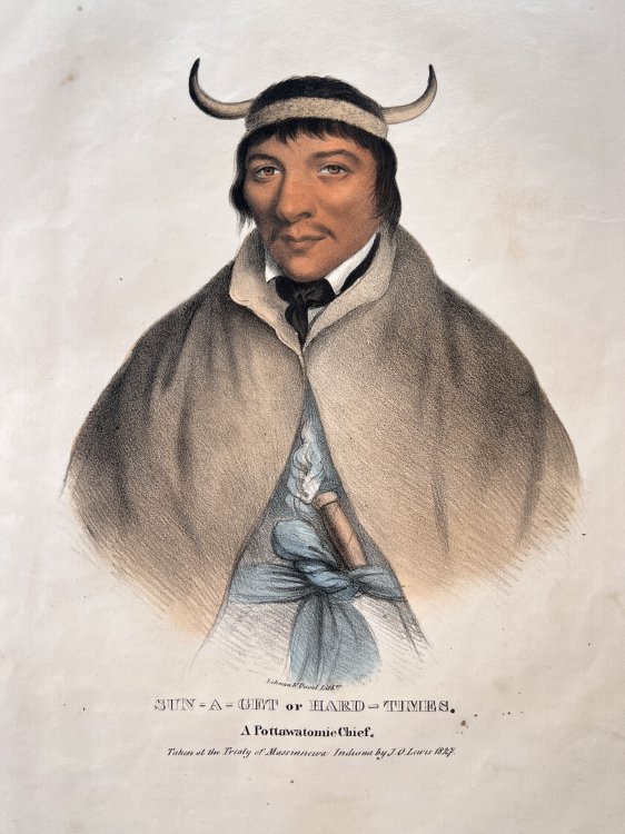 Image for Sun-A-Get or Hard Times. A Pottawatomie Chief. Sun-A-Get or Hard Times. A Pottawatomie Chief.