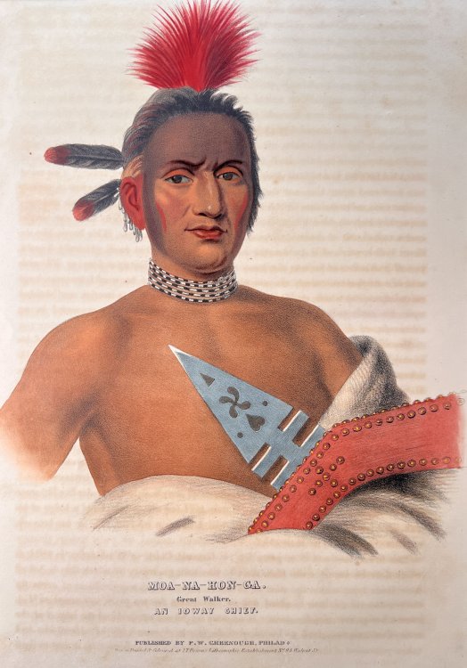Image for Moa-Na-Hon-Ga. Great Walker. An Ioway Chief. Moa-Na-Hon-Ga. Great Walker. An Ioway Chief.