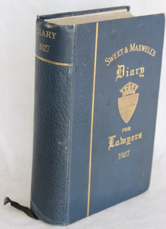 Image for Street & Maxwell's Diary for Lawyers for 1927. Thirty-Fifth Edition. Street & Maxwell's Diary for Lawyers for 1927. Thirty-Fifth Edition.
