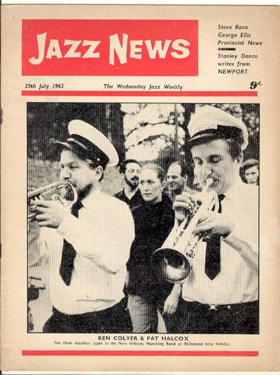 Image for Jazz News, 25th July 1962 Jazz News, 25th July 1962