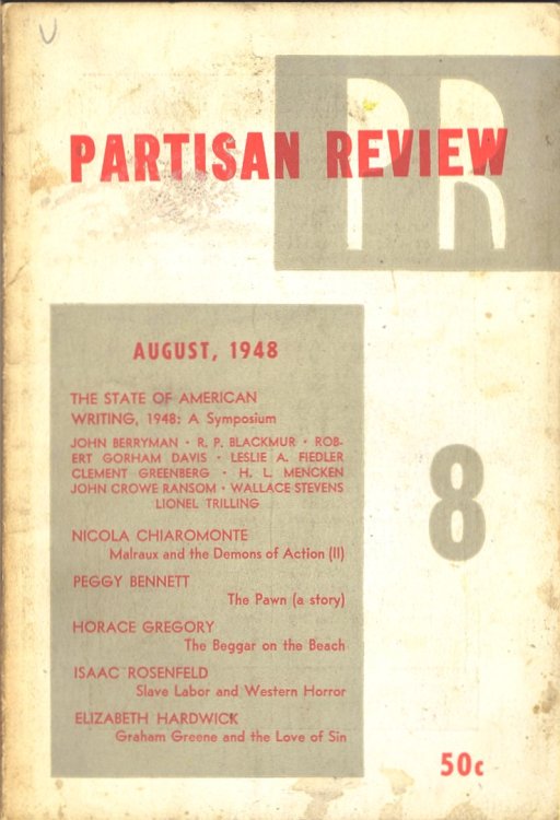 Image for Partisan Review (August, 1948; Vol. 15, No. 8) Partisan Review (August, 1948; Vol. 15, No. 8)