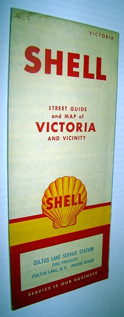 Image for 1957 Shell Street Guide and Map of Victoria, British Columbia (B.C.) And Vicinity 1957 Shell Street Guide and Map of Victoria, British Columbia (B.C.) And Vicinity