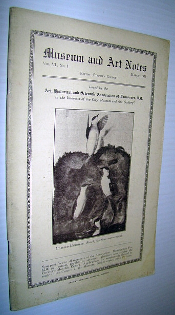 Image for Museum and Art Notes, March 1931 Museum and Art Notes, March 1931